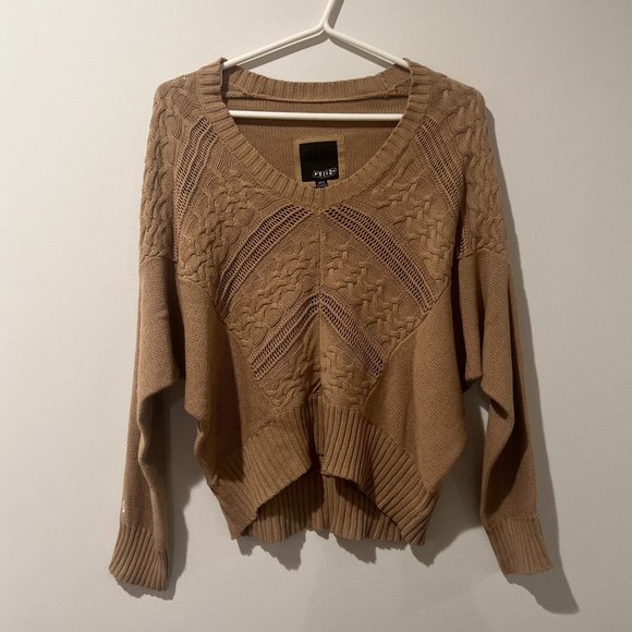 Volcom Tan Relaxed Fit Sweater - Picture 1 of 3